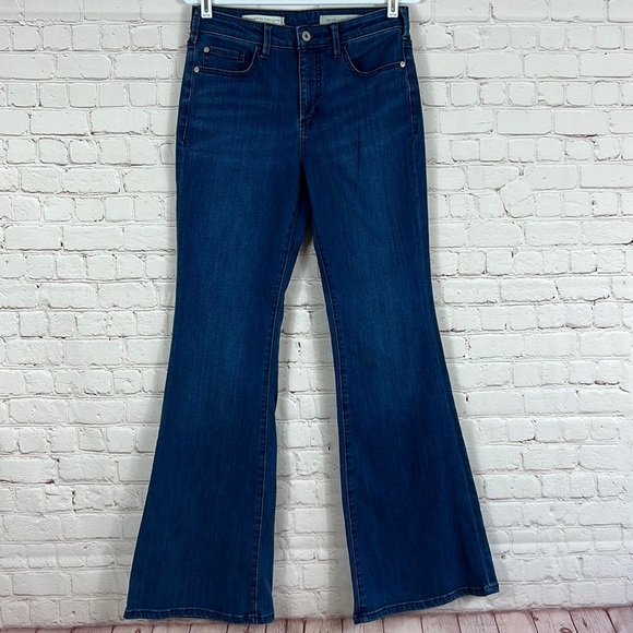 Pilcro and the Letterpress Denim - Anthropologie Pilcro and the Letterpress High Rise Flare Denim Size 28
